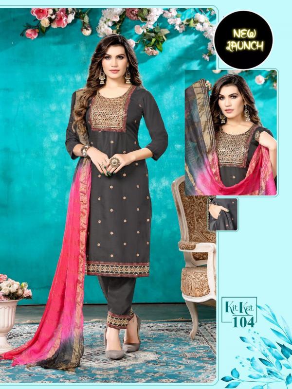 Beauty Fashion Kit Kat 1 Festive Wear Kurti Pant And Dupatta